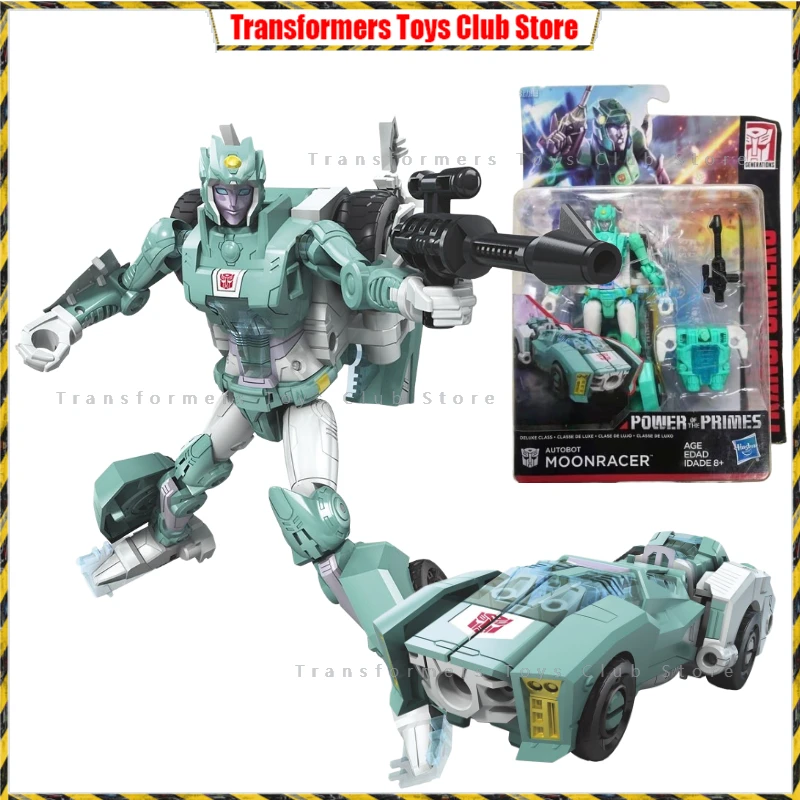 In Stock Transformers Power of The Primes Deluxe Class Autobot Moonracer Action Figure Model Collection Toy Gift