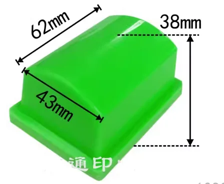 

Silicone Rubber Pad Head For Pad Printing Machine 62x43mm