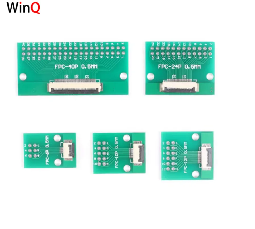 FPC/FFC مرنة كابل مسطح لوح مهايئ 0.5 مللي متر 6/8/10/12/20/24/26/34/40P إلى DIP 2.54