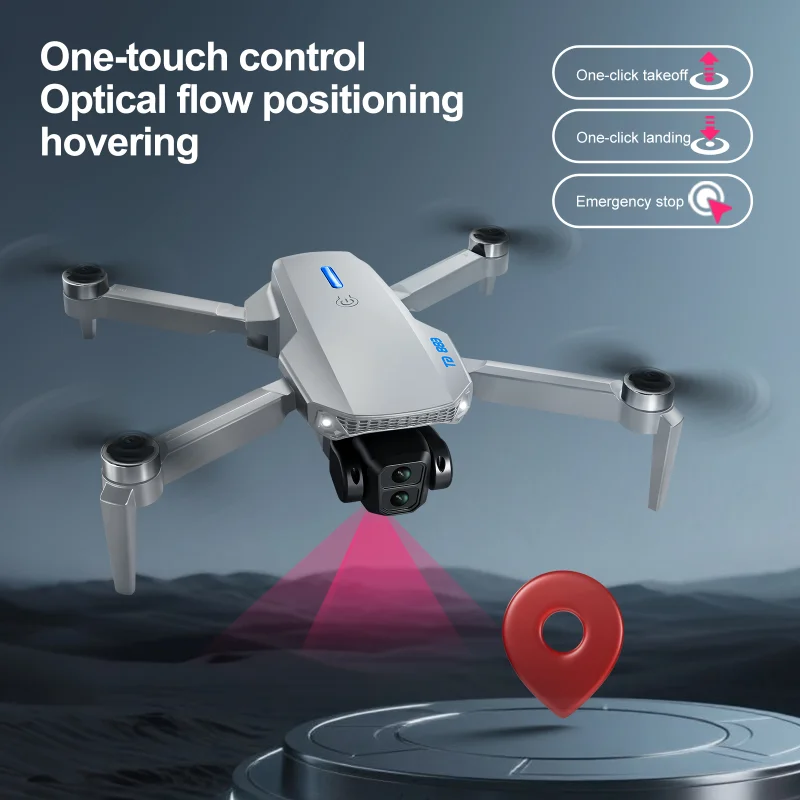 New E88gt Drone With 12.5-inch Large Screen Remote Control Dual-camera 4K HD Aerial Photography And Quad-axis Flight System