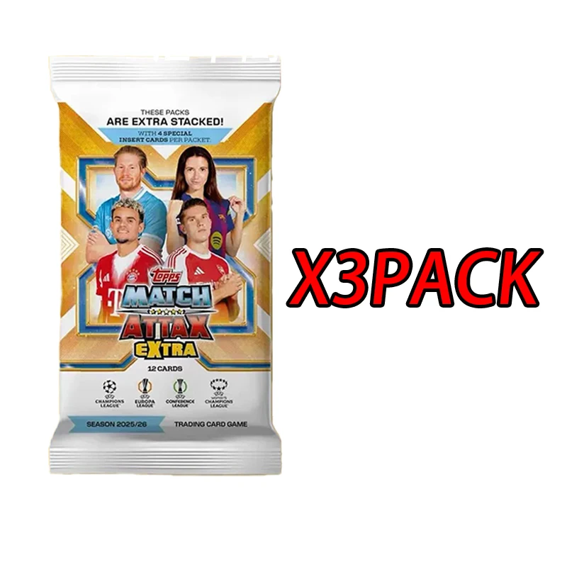 Topps 25/26 season Match Attax UEFA Champions League football game card series popular star stand-up card blind box
