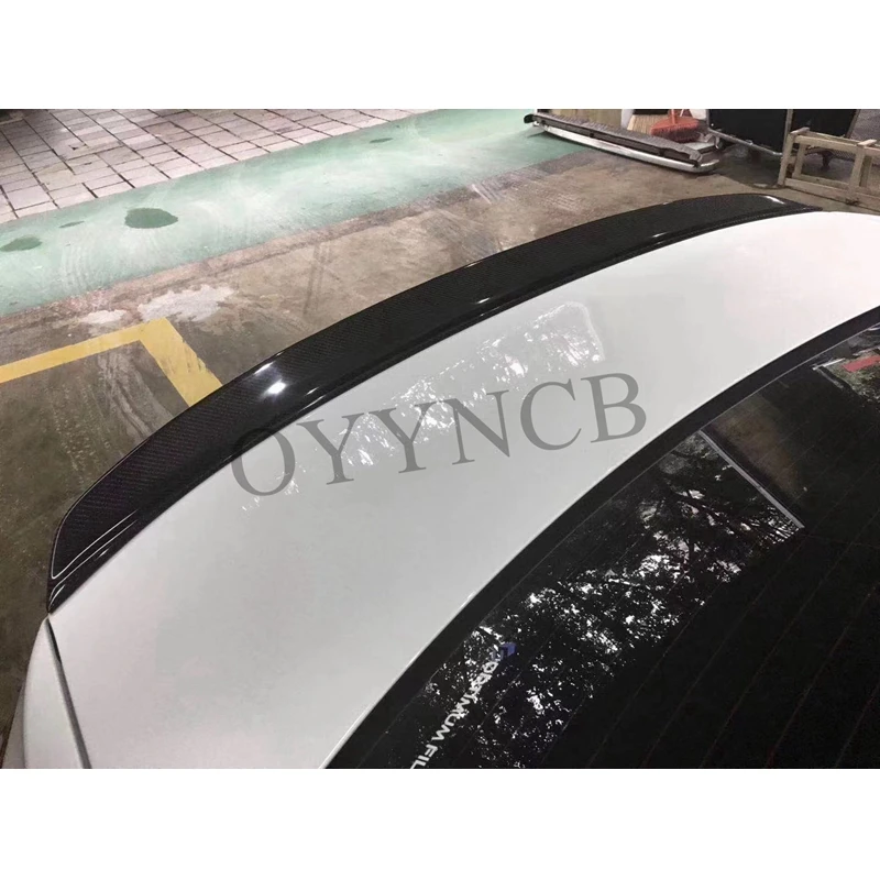 

Спойлер-накладка 3D-стиль для BMW F30 F35 3 серии F80 M3 2013-2020, комплект для стайлинга автомобиля, карбоновое волокно, задний спойлер на багажник