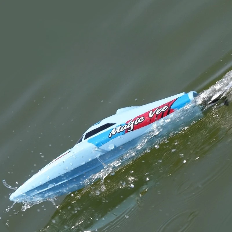 2.4G RC قارب سريع تبريد المياه نحى الكهربائية Monohull قارب نموذج 27 سنتيمتر الذاتي إعادة تعيين مقاوم للماء الكبار العالمي RC نموذج باخرة لعبة