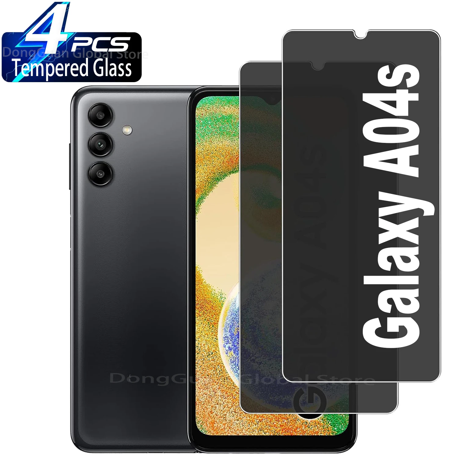 

For Samsung Galaxy A04s Anti Spy Tempered Glass Protector Privacy Screen Film