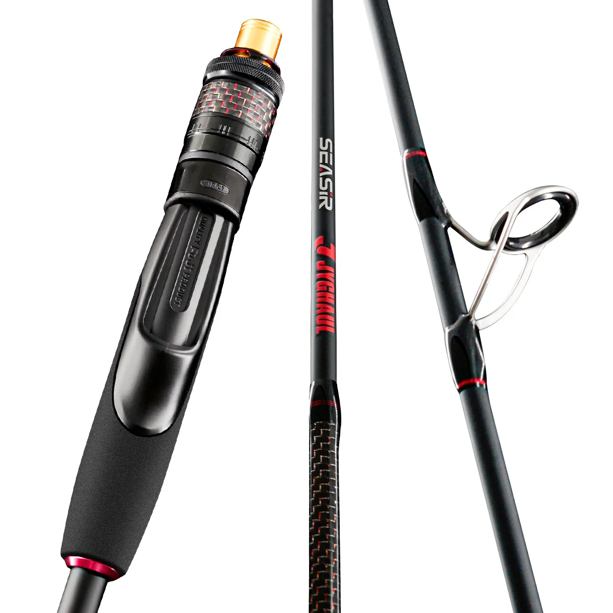Seasir Jyghaul صنارة صيد السمك البطيء القفز M/ML قوة السحب 11 كجم حلقات دليل فوجي مقعد بكرة 1.83 متر حساسية عالية للمياه المالحة #6