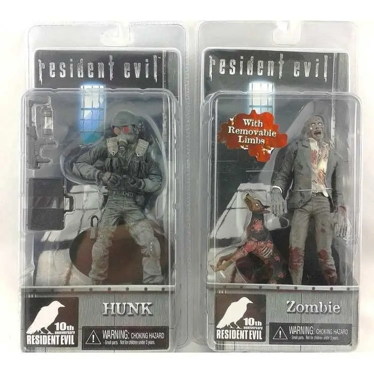NECA Zombie Hank máscara de Gas modelo de oficina versión china figura de acción coleccionable movimiento conjunto juguete modelo de Pvc