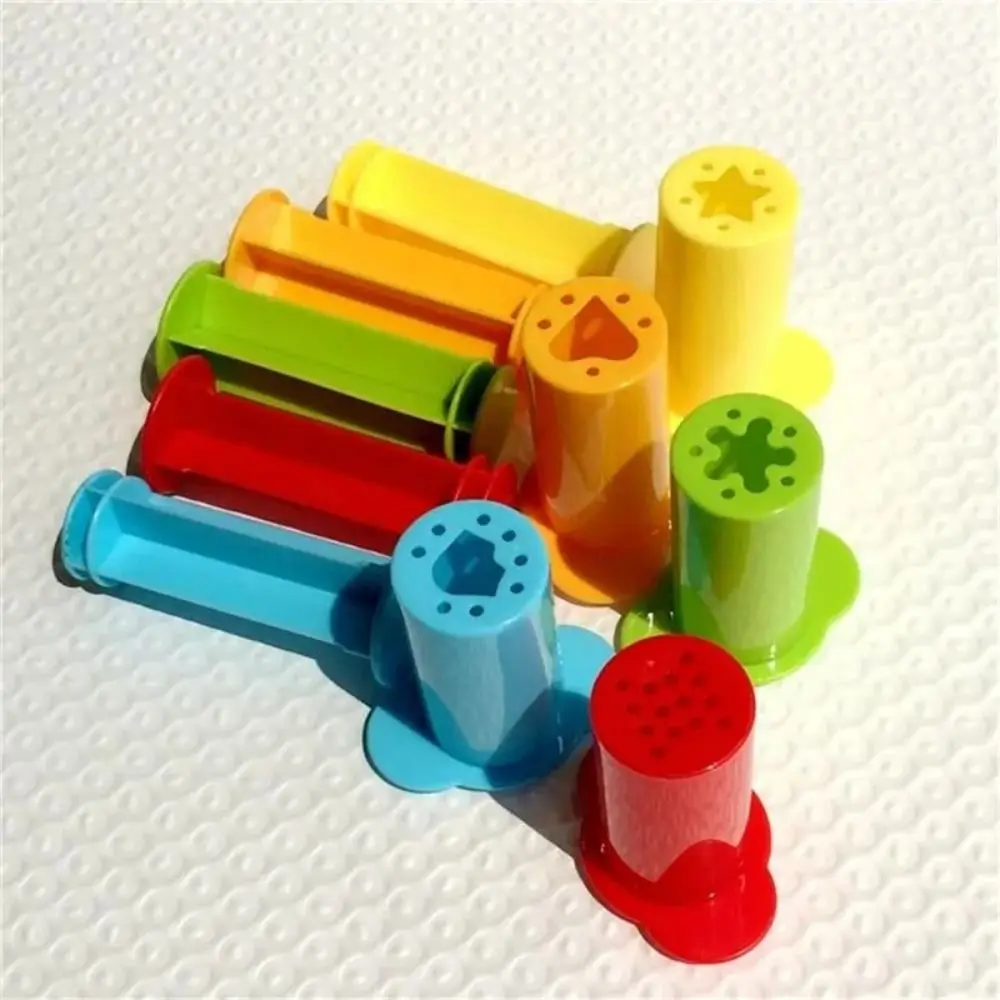 플라스틱 Playdough 모델 도구 점토 장난감 3D 3D Plasticine 도구 다채로운 크리 에이 티브 Playdough 세트 점토 금형 교육 장난감