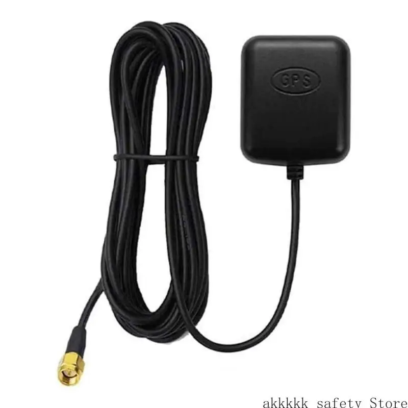 

Waterproof Vehicle Global Positioning System Antenna with Long Cord for Easy Installation Reliable Satellite Lock