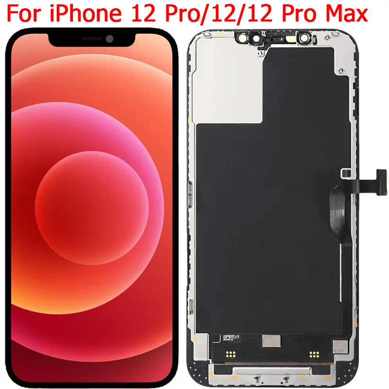 New For iPhone 12 Mini 12 Pro Max LCD Display OLED For iPhone 12 Pro Screen Display Replacement Digitizer Parts