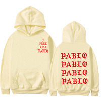 Rapper Kanye West I Feel Like Paul Pablo hoodies Men Women hip hop Fashion Oversized Sweatshirts Unisex Fleece print pullovers