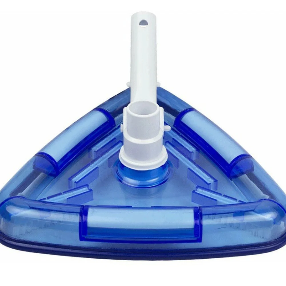 Pool Suction Head Triangular Design for Better Maneuverability - Fits Most Vacuum Poles 29 cm x 10 cm Plastic Blue
