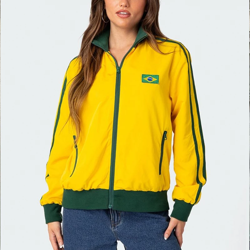 Brasil estético hoodie gótico ins y2k moletom feminino solto oversized harajuk highstreet vintage streetwear novo 2023