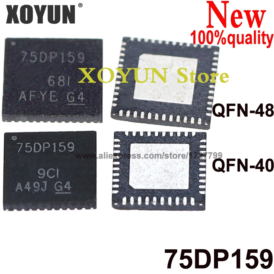 (1piece)100% New SN75DP159RSBR SN75DP159RGZT SN75DP159 75DP159 5mm*5mm 7mm*7mm QFN-40 QFN-48 Chipset