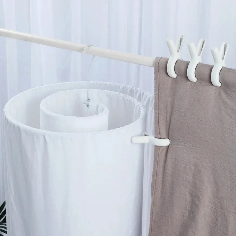 

3 шт., большие зажимы для пляжных полотенец, пластиковые прочные ветрозащитные прищепки для одежды, подвесной зажим для одеяла, многоразовая нескользящая фиксированная прищепка для сушки белья