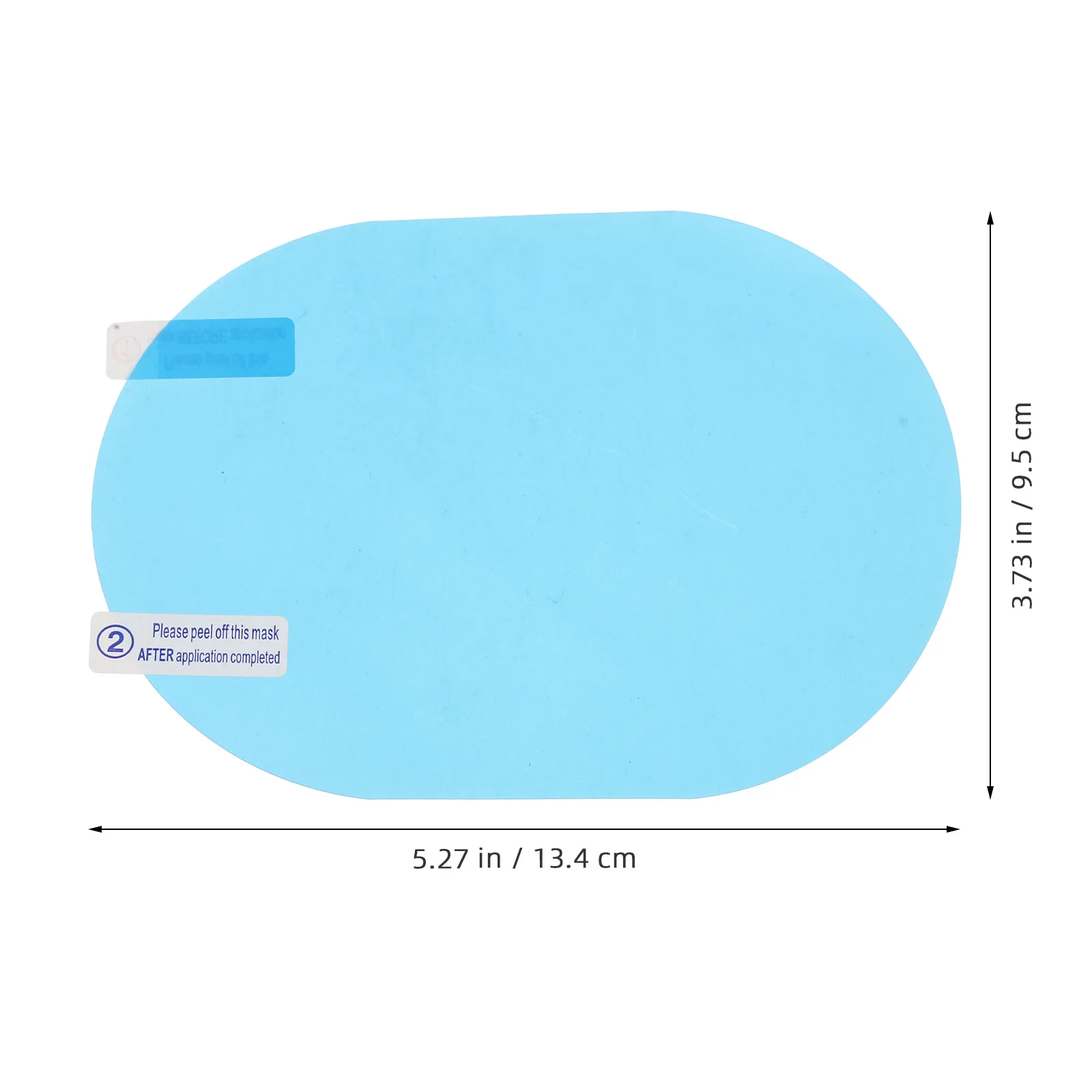 

2Pcs Anti Fog Car Rearview Mirror Film Clear Protective Stickers Rear View Rain Proof Auto Mirror Film Car Anti Fog Films