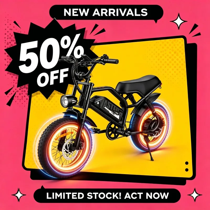 

AVDLBIKE 16 Inch Fat Tire Electric Bike 500W Motor 36V 12.8Ah Removable Battery 22MPH Teens Adults Urban E-Bike