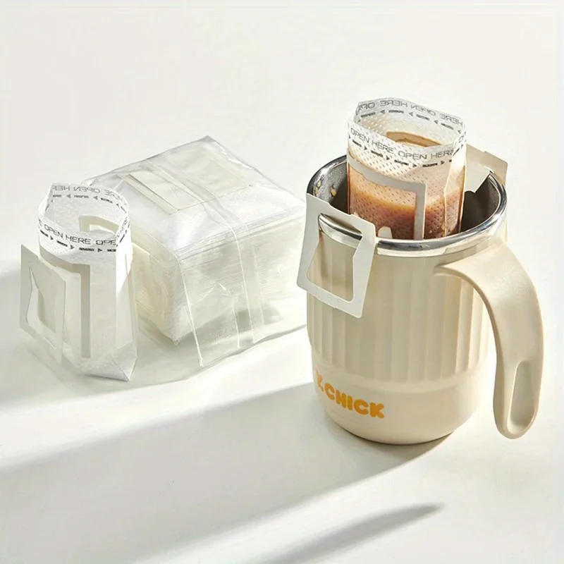 50/100pcs Coffee Filter Bags Disposable Drip Coffee Paper Pack Portable Hanging Ear Espresso Coffee Accessories Tea Tool