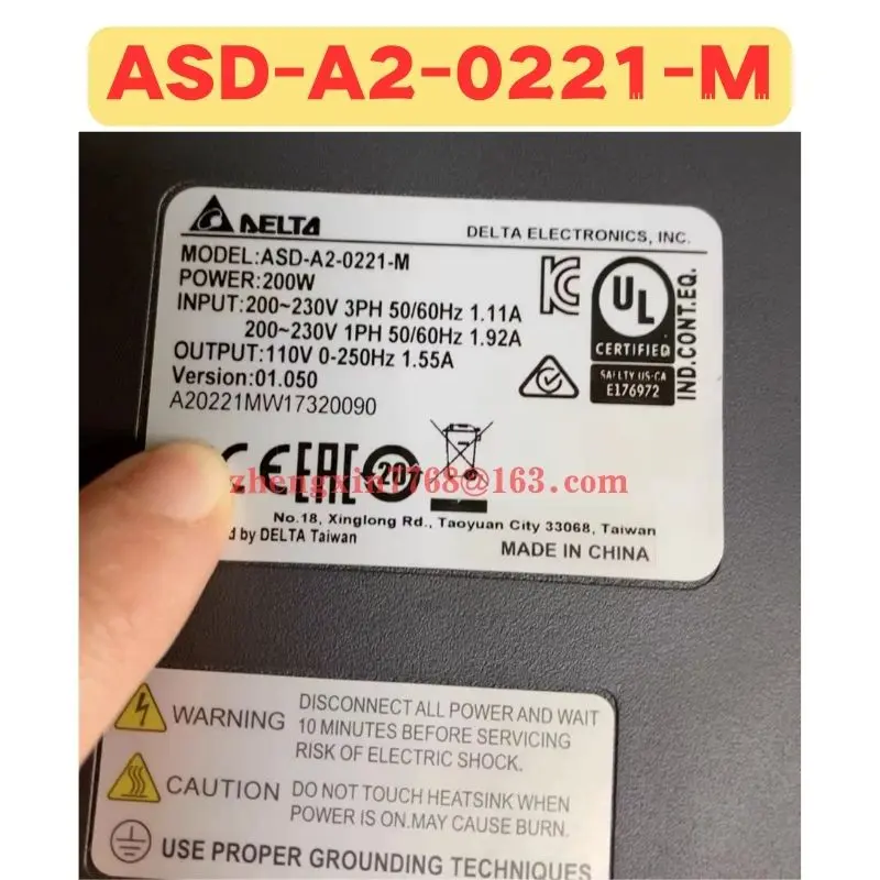 High-quality Supply Used Servo Drive ASD-A2-0221-M ASD A2 0221 M Normal Function Tested OK