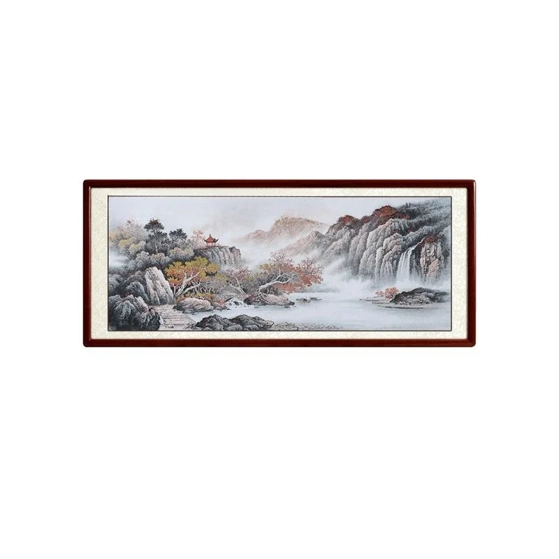 Chinese painting landscape painting, new Chinese living room calligraphy and painting, decoration