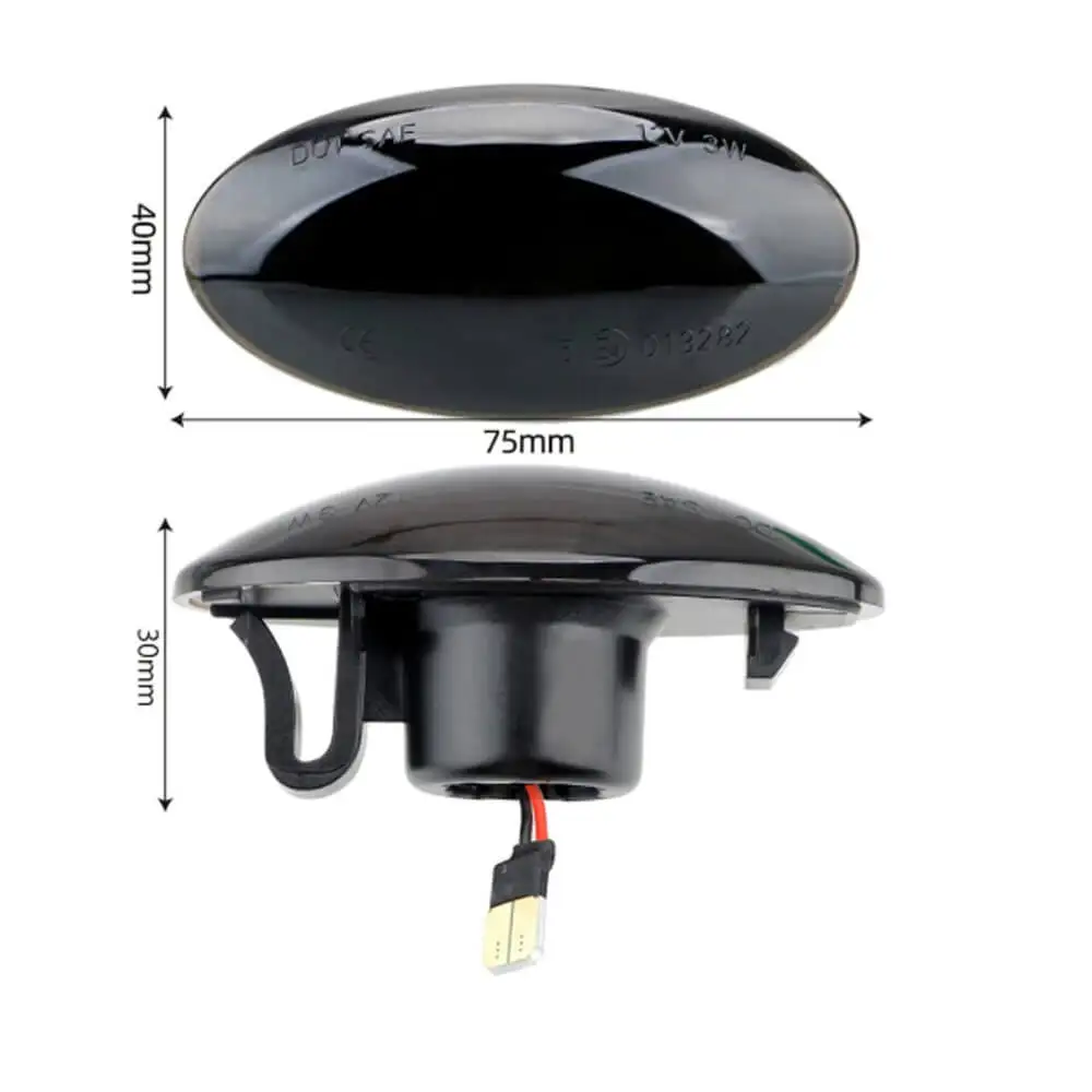 Car Dynamic LED Side Marker Turn Signal Light Indicator Repeater Car Lamp For Suzuki Swift Jimmy Grand Vitara SX4 XL7 Alto Ignis view 3