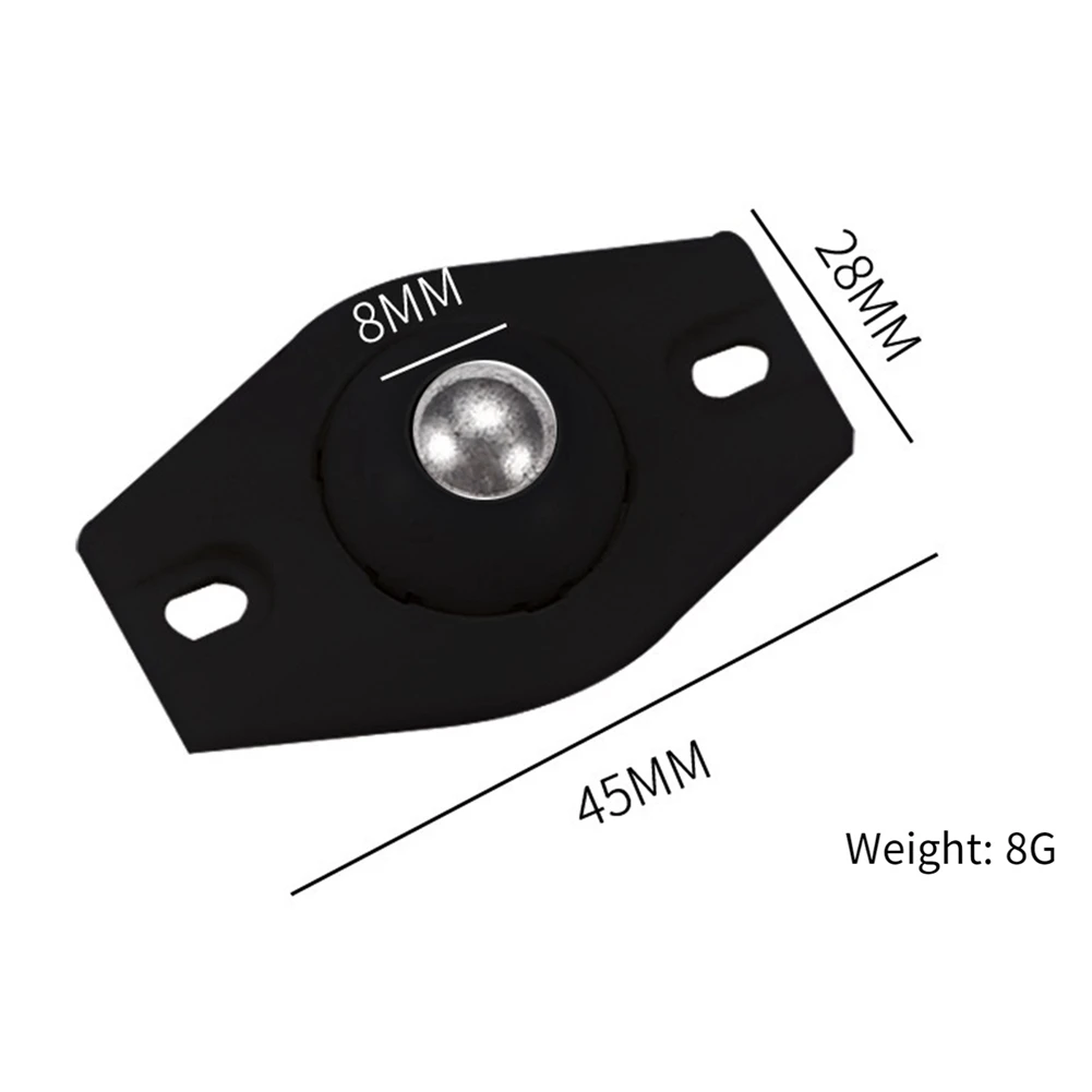 MAKE-20 PZ Mini Ruote Girevoli Ruote per Mobili Ruote Autoadesive Ruote 360 ° Mini ruota universale con sfera a rulli