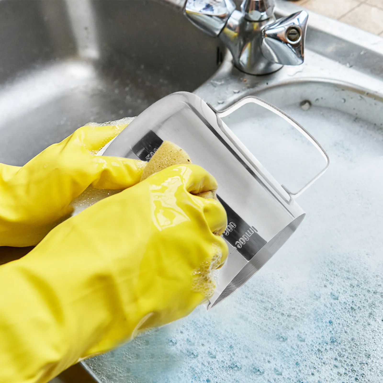 

Набор: Кувшин для вспенивания молока из нержавеющей стали, большой объем, для мокко, с эргономичной ручкой, легко переносить, серебристый, с ложкой