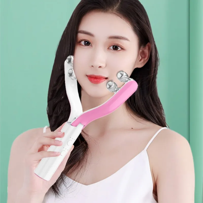 

V-Face Lifter Face Roller Massager - Dual-Wave Device for Effective Slimming Lifting Facial Contouring Beauty Instrument