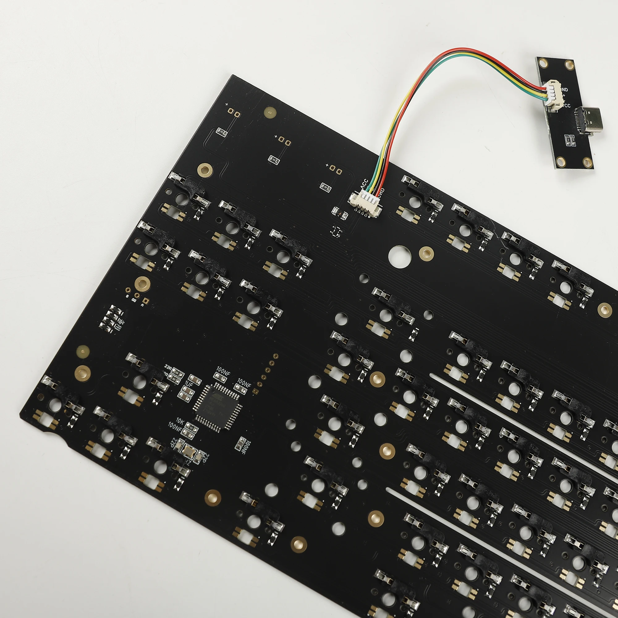 Clavier mécanique remplaçable à chaud MX NCR80, PCB Vop-c, filaire QBros/ Vial, ANSI/ISO en option