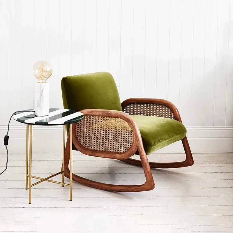

Lying chair creative rattan single leisure chair simple and modern