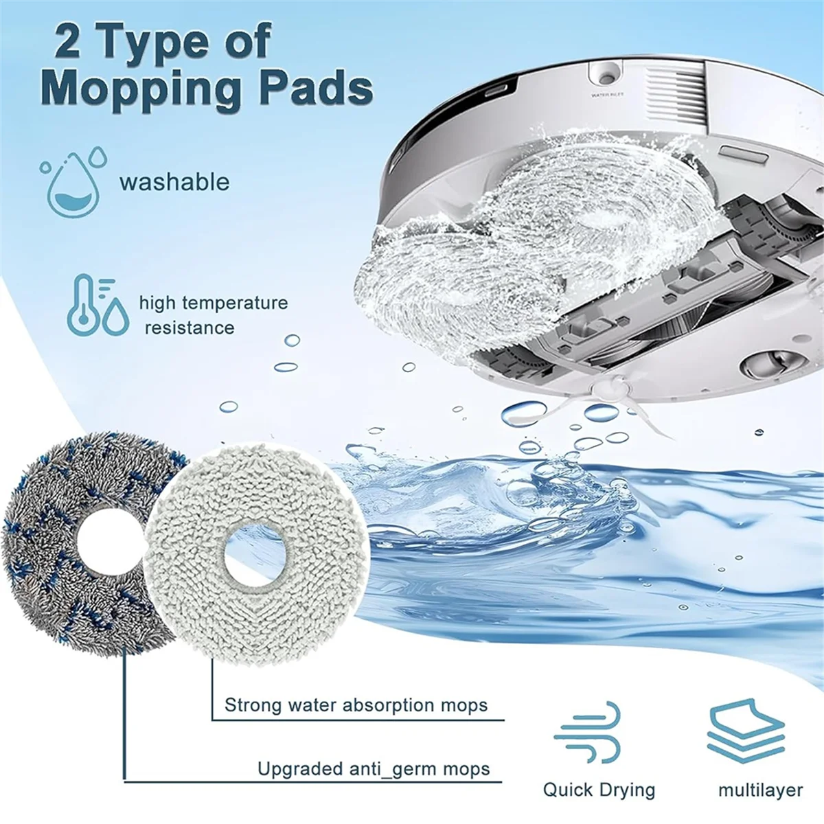 20 قطعة ل Ecovacs Deebot T20 Omni ing روبوت الملحقات الرئيسية الجانب فرشاة كيس لجميع الغبار ممسحة نظافة أجزاء استبدال