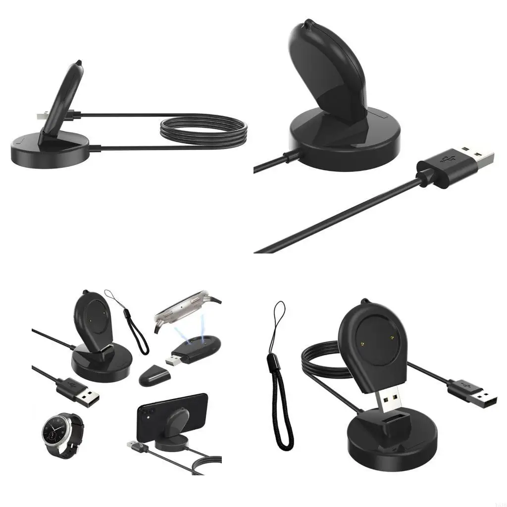 

Y5JB Fitness Smartwatch Rack Stand with Attachment for Active 2 USB Charging Power Adapter Secure Connection