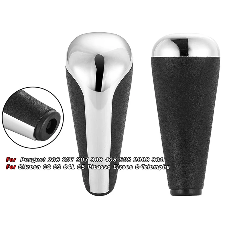 

Automatic Gear Shift Knob for Peugeot 307/308/408 & Citroen C2/Elysee - Transmission Shifter Handle, Durable Car Gear Lever Part