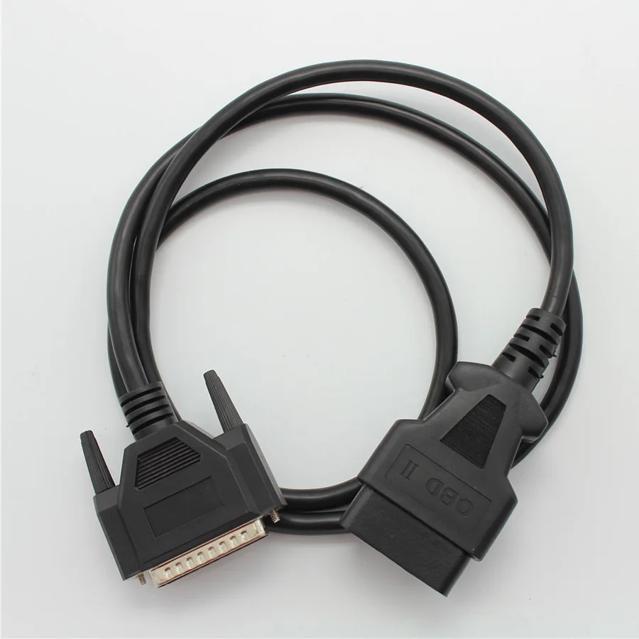 OBD2 16PIN TO DB 25PIN Cable for SBB Key Programmer Sbb V33 Key Prog DB25 PIN Convert to OBD 2 Main Test Cable Adapter Connector