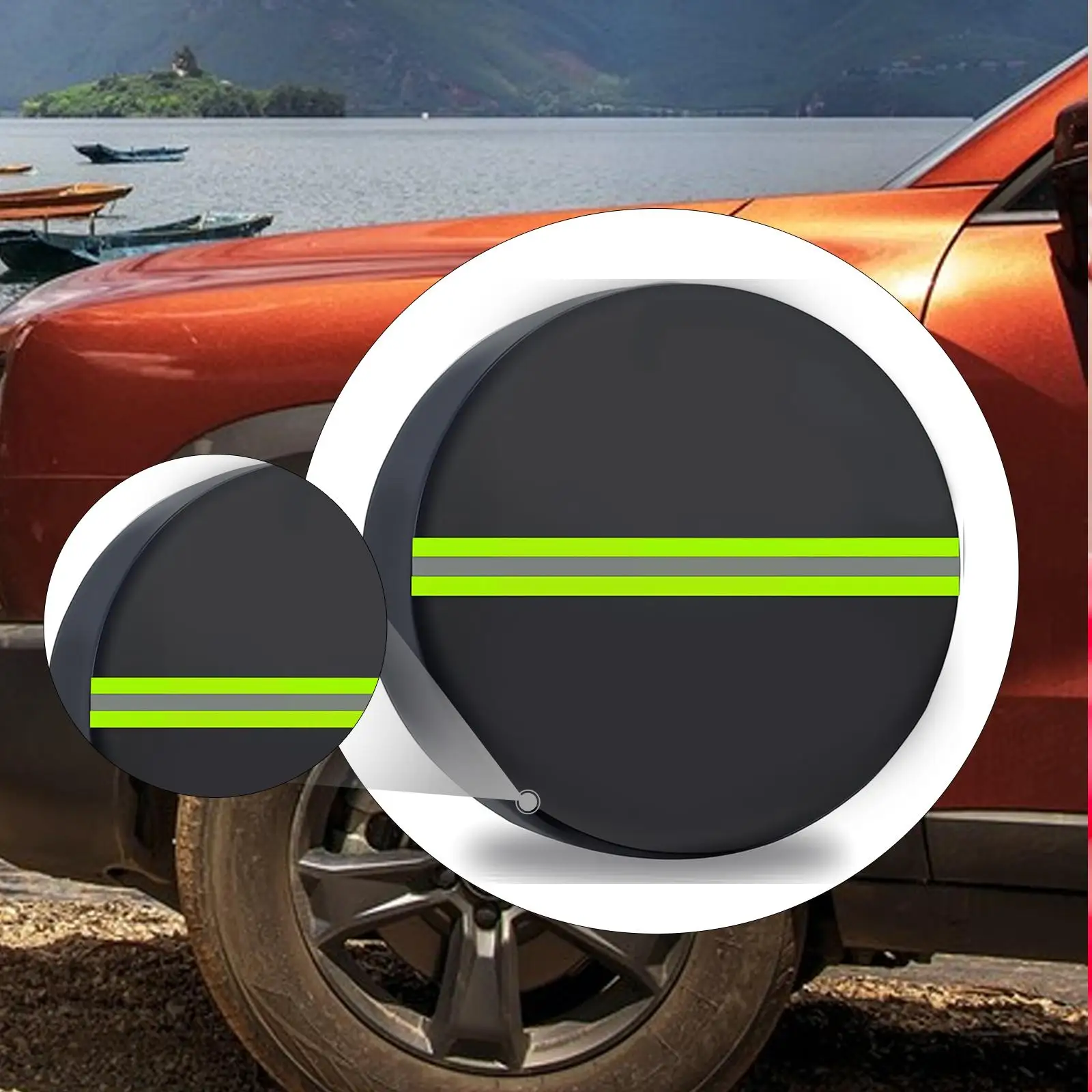Tyre Bags Adjustable Wheel Protective Cover Dustproof Tire Case for Car Trailer RV Tire Care Solution