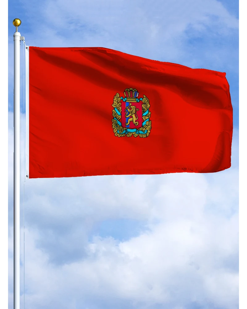 60×90 90x150 120×180CM Krasnoyarsk Krai Emblem Flag Polyester Printed Banner Tapestry For Decor