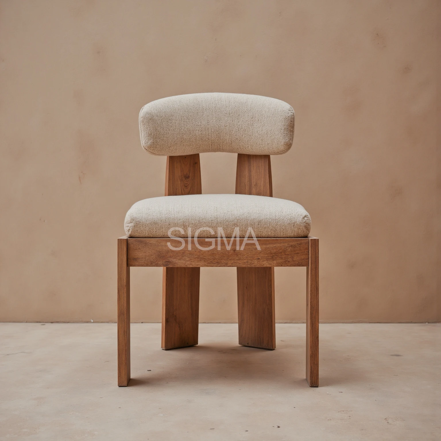 

Sigma Durable Modern Teak Solid Wood Outdoor Farmhouse Garden Sofa Eco-Friendly Waterproof Comfortable