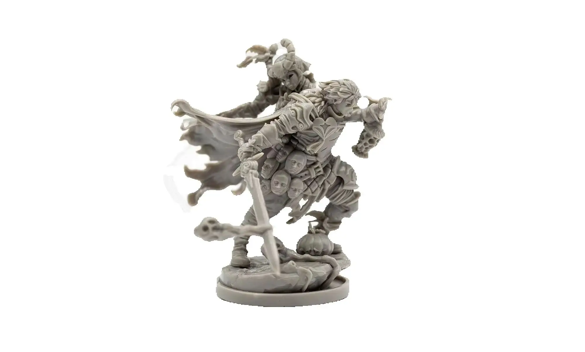 Modellbausatz Harz-Kit 28504 Dead Kingdom Brave + Hollow Sammlerstück Unmontierte Skulptur für Hobbyisten