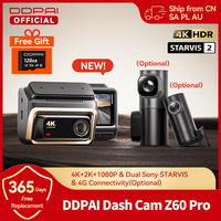 2025 New DDPAI Z60 Pro 4K Dash Cam Auto Dashcam Front and Rear GPS Car Camera for SONY Sensor WiFi ADAS 4G DVR Video Recorder