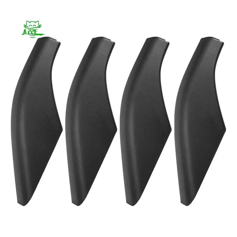

A22E-4PCS Black ABS Car Roof Luggage Rack Rail End Cover Shell Protector Fit For Land Rover Freelander 2 2006-2014