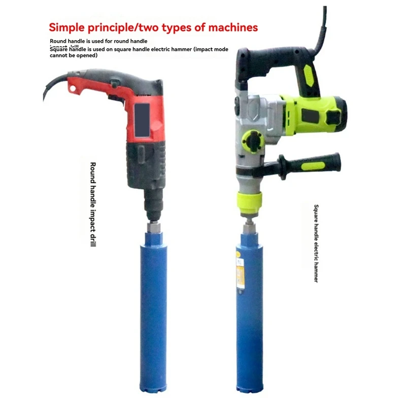 a23t-sds-plus-diamond-core-bit-m22-drill-adapter-round-handle-connecting-rod-for-electric-drill-converter-6pcs