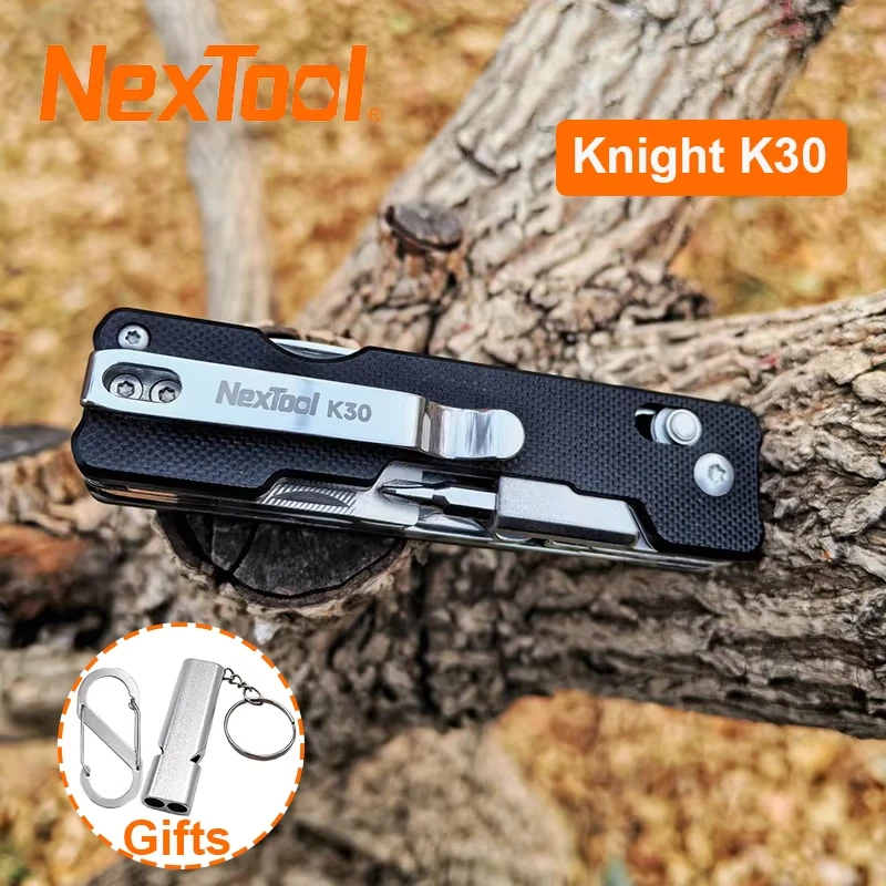 NexTool Knight K30 Multi Tool EDC Pocket Knife 11 In 1 Outdoor Camping Folding Knife Mini Portable Folding Scissors Multi-tool
