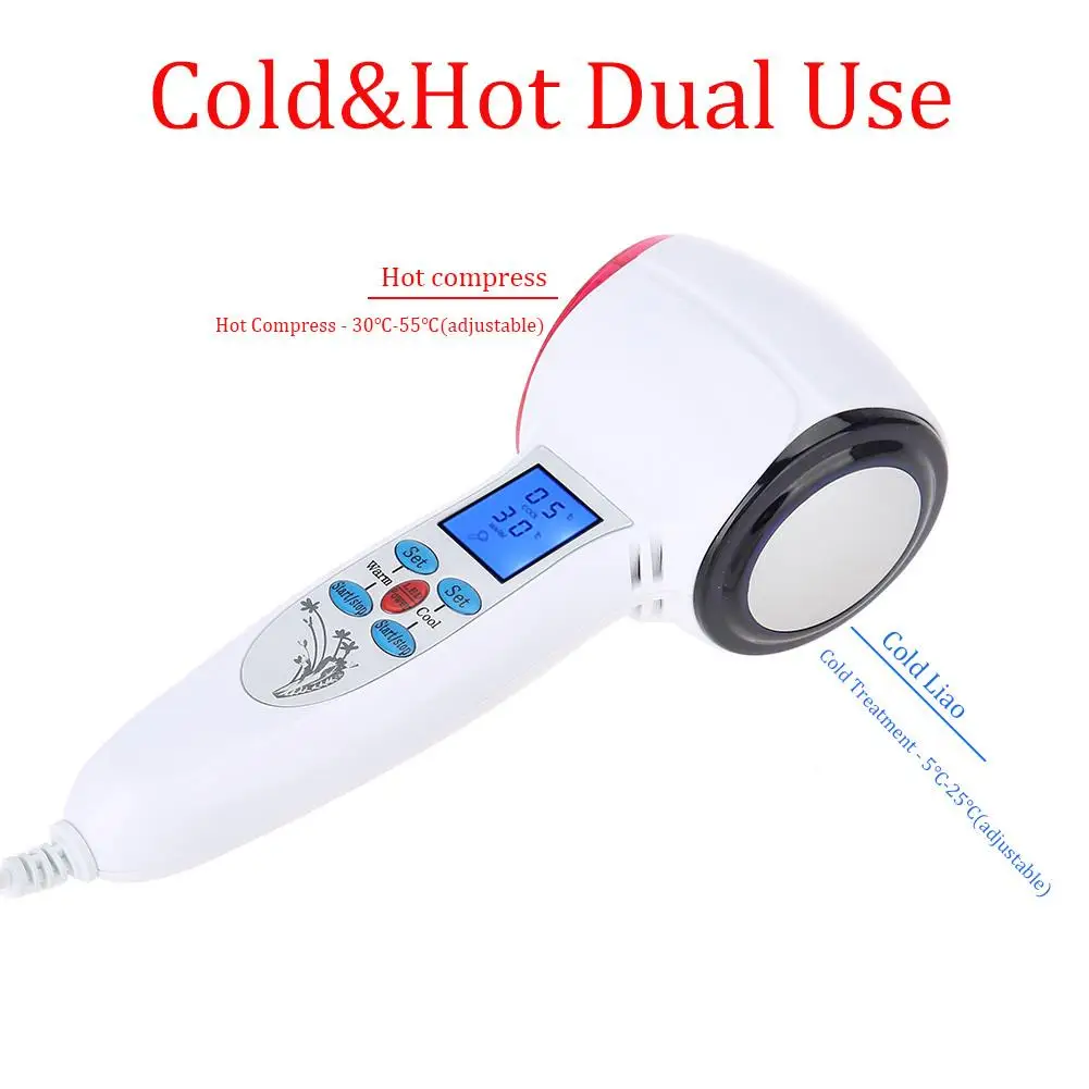 2-in-1 Hot &  Hammer Massager - Cryotherapy Face Lifting Massage  for  & Skincare