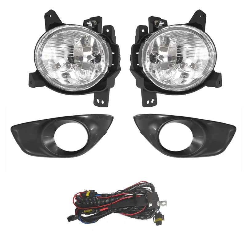 For Hyundai Santa Fe Santafe 2.4 2009 2010 2011 2012 Car Front Foglight Foglamp With Bulb With harness Fog Lamp Assembly