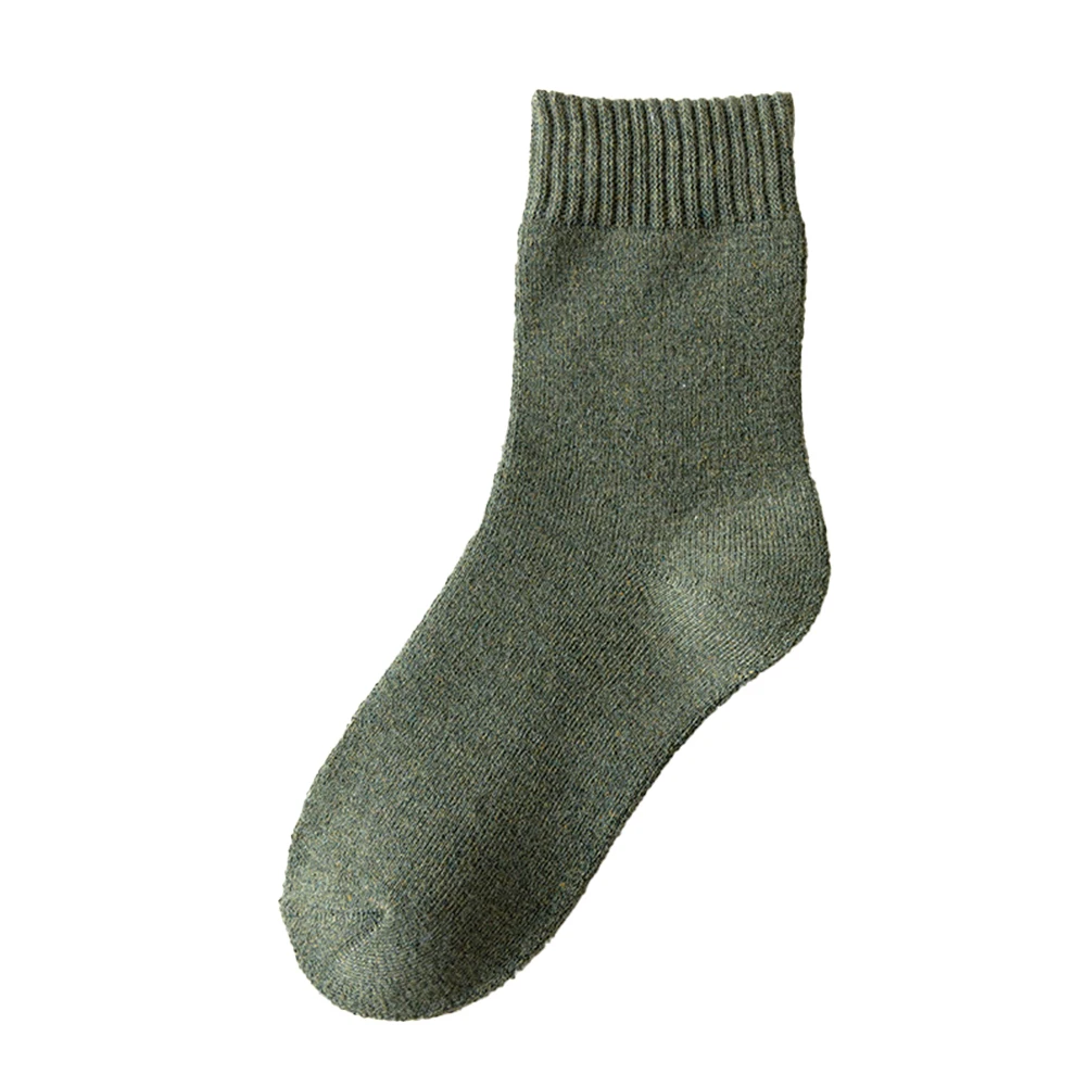 COZY ในร่ม Plush ถุงเท้าในร่มขนแกะถุงเท้าชั้น Plush Home Sleep ถุงเท้าสีต่างๆบ้านผ่อนคลายใช้