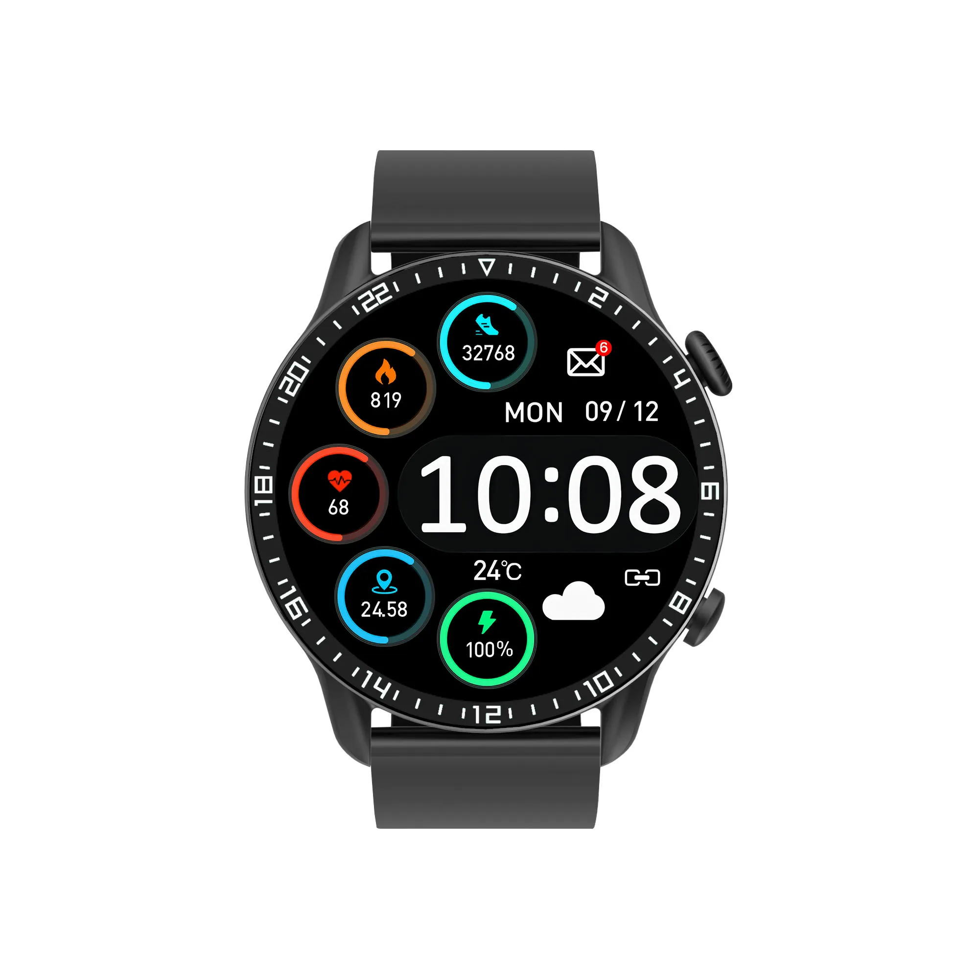 Getfitsoo Smart Watch NFC Bluetooth Anruf 24H Gesundheitsüberwachung Sport Smart Watch IP67 Wasserdichte Alarmuhr für Männer DW13