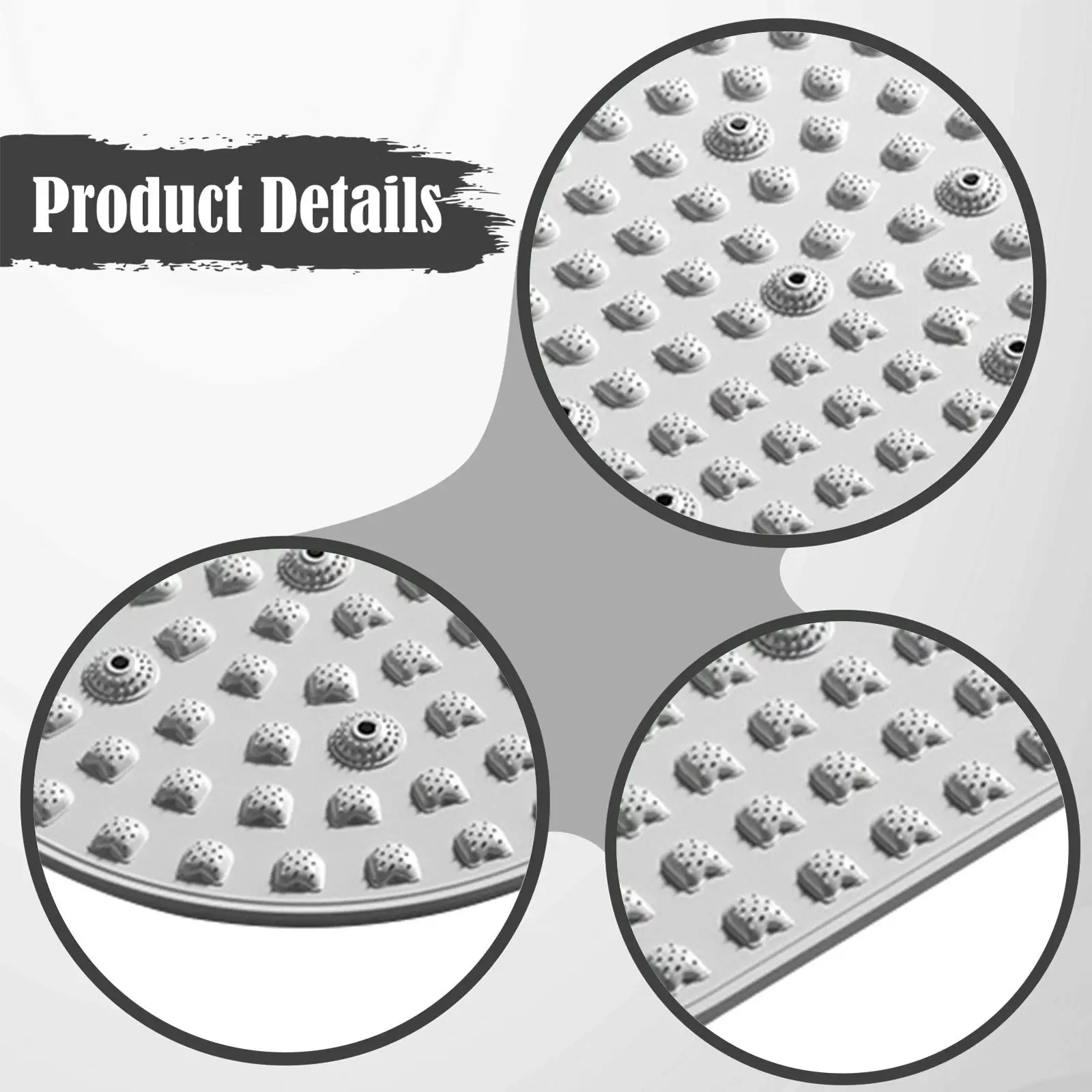 حصيرة تدليك القدم بالابر من مادة TPE، لوازم خفيفة الوزن، وسادة واقفة على الأرض، وسادات لوحة لأصابع القدم للحمام والمكتب والجلوس الطويل