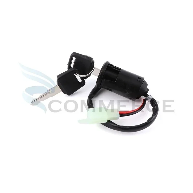 1 Set Ignition Key Switch Universal 2 Wires Ignition Keys Start Switch Lock for Gokart Karting ATV Go Kart Scooter Motorcycle