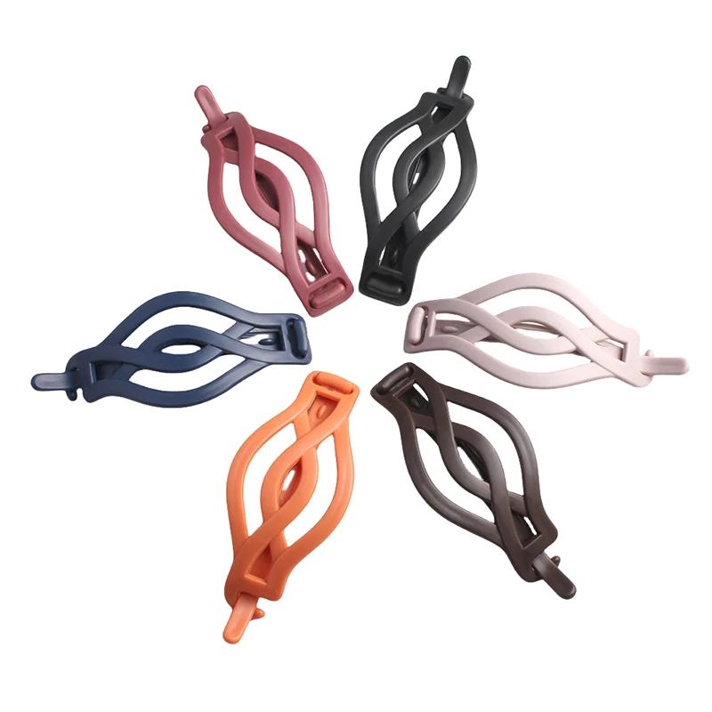 مشبك شعر مجدول عتيق للنساء ، أداة تصفيف الشعر ، مشبك ، ذيل حصان ، رأس خلفي ، إكسسوارات