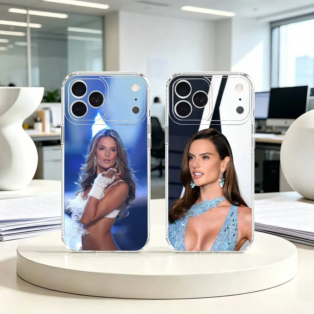 Чехол для телефона supermode AA A-Alessandra Ambrosio для iPhone 14, 16, 15, 17, 13, 12, 11 Pro Max Plus, прозрачный мягкий чехол из ТПУ
