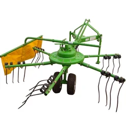 Hydraulic Mini Tractor with  Rotary Hay Rake